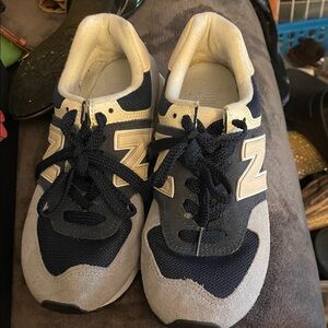 New Balance Navy and Gray Women's Sneakers 574